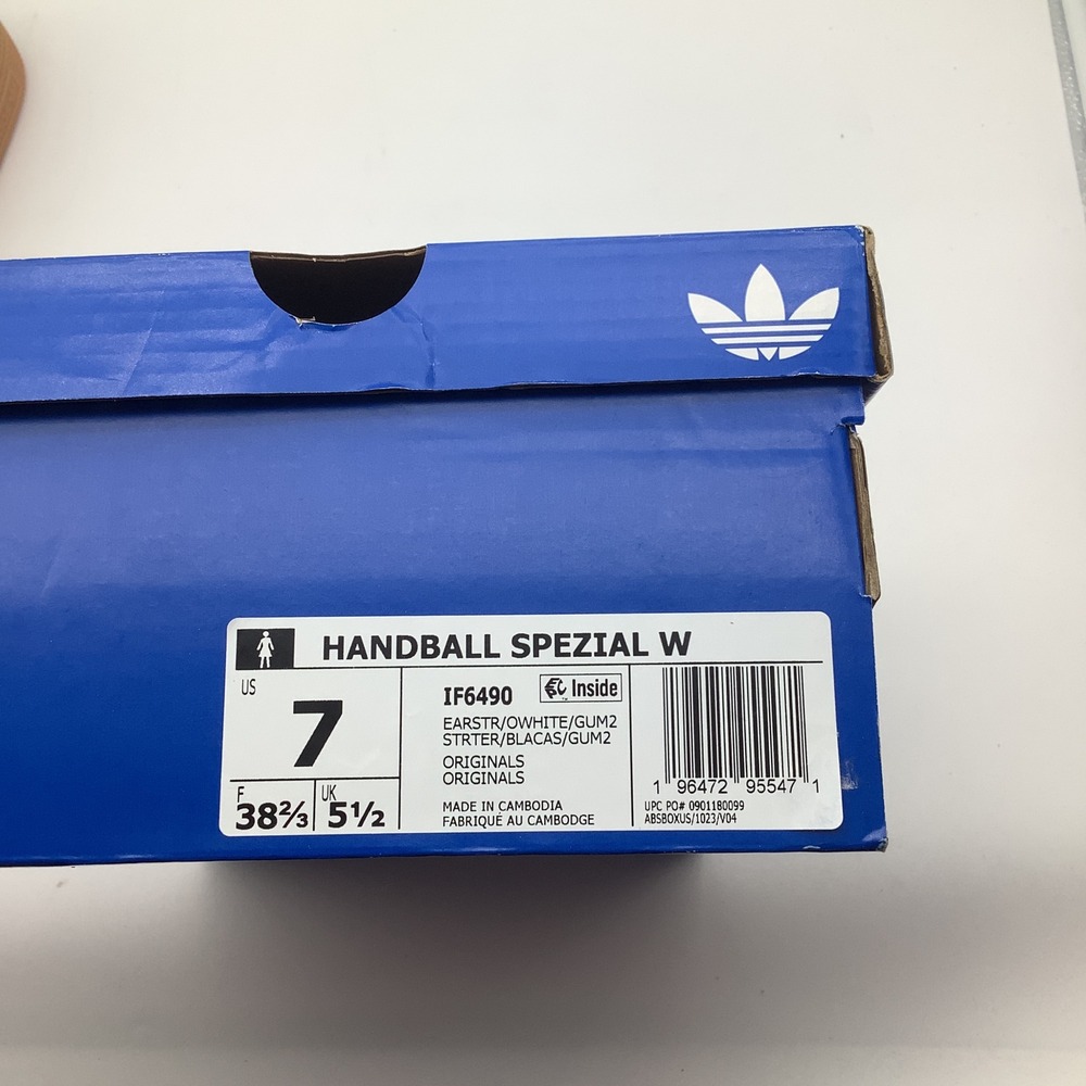 Adidas Handball Spezial W Shoes Earth Strata Gum2 Sneakers IF6490 Size 7 New - Picture 7 of 7